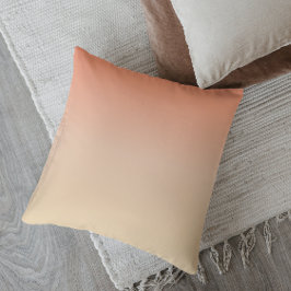 Minimalistische Ombre Woestijnschemering Kussen