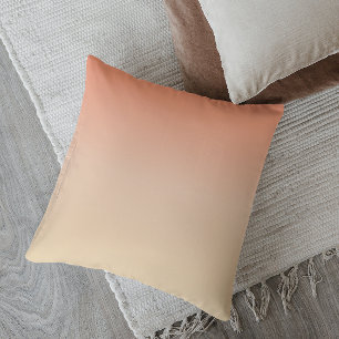 Minimalistische Ombre Woestijnschemering Kussen