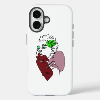 Minimalistische One-Line Art Phone Case – Uniek Mo
