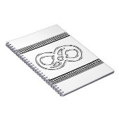 Minimalistische Oneindigheid Notitieboek (Rechterzijde)