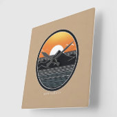 Minimalistische ontwerp Wandklok (Hoek)