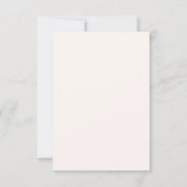 Minimalistische Onze Eerste Gekerstde Kerst Drie F Kaart (Achterkant)