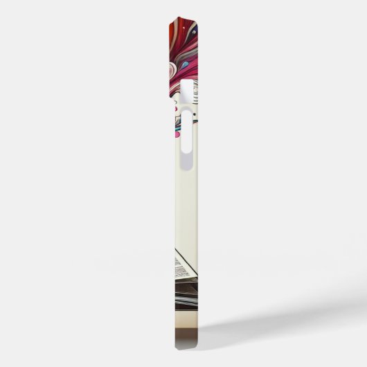 Minimalistische Open Boek Telefoonhoes Case-Mate iPhone Case (Achterkant / Links)