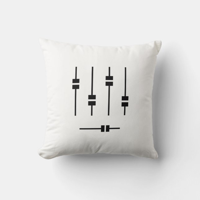 Minimalistische opnamStudio Kussen (Voorkant)