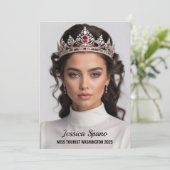 Minimalistische optocht Autograph Kaarten - Dark T (Staand voorkant)