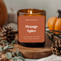 Minimalistische Oranje Spice Herfst