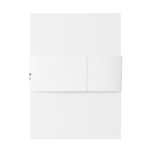 Minimalistische orchidee en witte bruiloft uitnodigingen wikkel (Achterkant Voorbeeld)