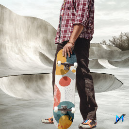 Minimalistische organische vorm - aardse modernite persoonlijk skateboard