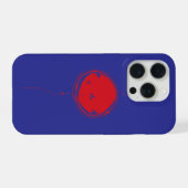 Minimalistische Oriëntale Zon Hoesje - Nordic Boho iPhone Hoesje (Achterkant horizontaal)