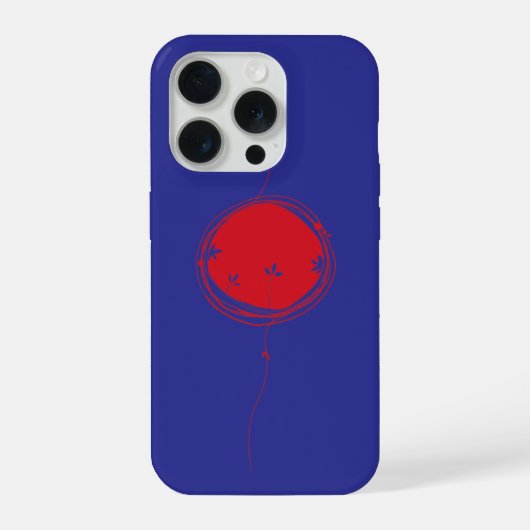 Minimalistische Oriëntale Zon Hoesje - Nordic Boho iPhone Hoesje (Achterkant)