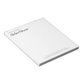 Minimalistische oude schoonheid | Van het bureau v Notitieblok (Schuin)