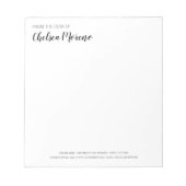 Minimalistische oude schoonheid | Van het bureau v Notitieblok (Voorkant)