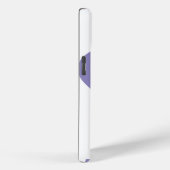 Minimalistische paarse handgeschreven gepersonalis Case-Mate iPhone case (Achterkant / Rechts)