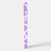 Minimalistische Paarse Koe print Case-Mate iPhone Case (Achterkant / Links)