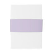 Minimalistische paarse monogram trouw uitnodigingen wikkel (Achterkant Voorbeeld)
