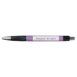 Minimalistische paarse paars en wit pen