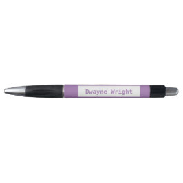 Minimalistische paarse paars en wit pen