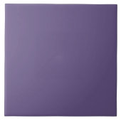 Minimalistische Paarse Violet effen kleur Tegeltje (Voorkant)