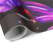 Minimalistische paarse vlinders cadeaupapier (Rol Hoek)