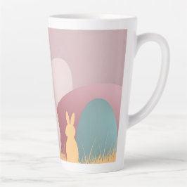 Minimalistische Paas Elegantie Latte Mok