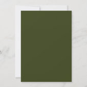 Minimalistische palmboom tropisch kaart (Achterkant)