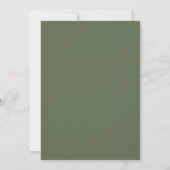 Minimalistische Palmboom Trouwdag Save The Date (Achterkant)