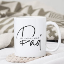 Minimalistische papa script typografie met familie