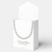 Minimalistische parel bruiloftsfeest cadeau dozen bedankdoosjes (Geopend)