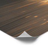 Minimalistische Parijse skyline muurkunst - zachte Poster (Hoek)