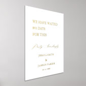 Minimalistische partij dienovereenkomstig bruiloft folie afdrukken (Laagn)