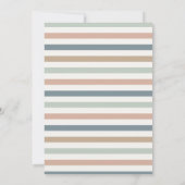 Minimalistische pasgeboren Baby Hallo Foto Aankondiging (Achterkant)