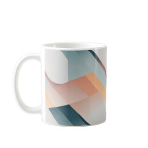 Minimalistische Pastel Geometric Art Pattern Mok