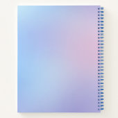 Minimalistische Pastel Gradiënt Notitieboek (Achterkant)