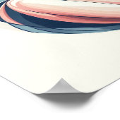 Minimalistische Pastel Kunst van Moeder met Baby Poster (Hoek)