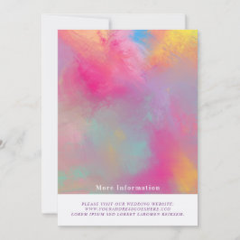 Minimalistische Pastel Passie Uitnodigingen Lineai