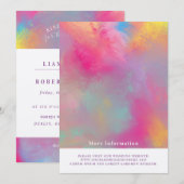 Minimalistische Pastel Passie Uitnodigingen Lineai (Voorkant / Achterkant)