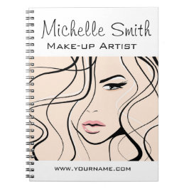 Minimalistische Pastel Perzik Elegante Vrouwelijke Notitieboek