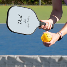Minimalistische Pastel Pickleball Paddle | vaderda