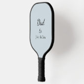 Minimalistische Pastel Pickleball Paddle | vaderda (Links)