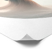 Minimalistische pastelkunst van mama met Baby Poster (Hoek)