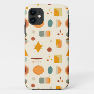 Minimalistische pastelvormen voor Waterverf Case-Mate iPhone Case