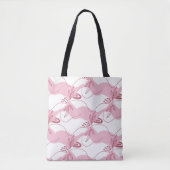 Minimalistische patroontas tote bag (Voorkant)