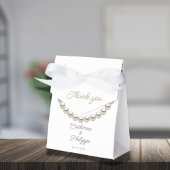 Minimalistische Pearl Wedding Favoriete Boxen Bedankdoosjes