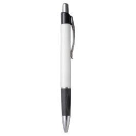 Minimalistische pen in effen kleur - Wit