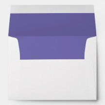 Minimalistische Periwinkle Paarse Monogram Note Ka
