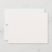 Minimalistische persoonlijke briefkaart (Achterkant)
