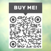 Minimalistische persoonlijke QR-code voor speciale Raamsticker (Vel 3)
