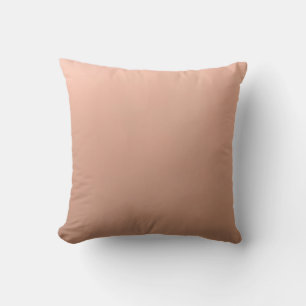 Minimalistische perzik effen kleur worp kussen, za kussen