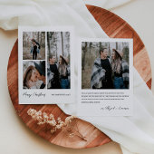 Minimalistische Photo Christmas Kaart voor Passen 