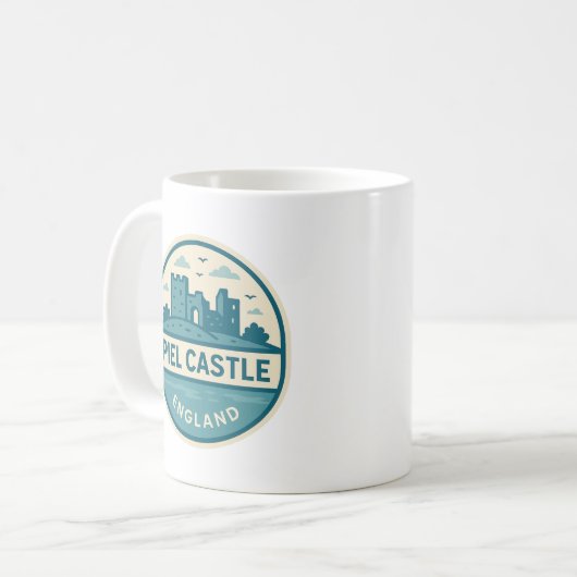 Minimalistische Piel Castle Mok – Historisch gesch (Voorkant links)